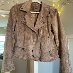 Like NEW Blank NYC tan suede jacket